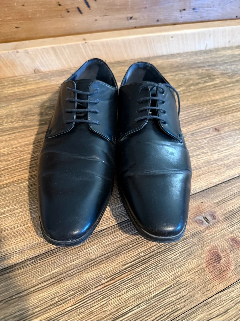 Classic Black Men's Dress Shoes